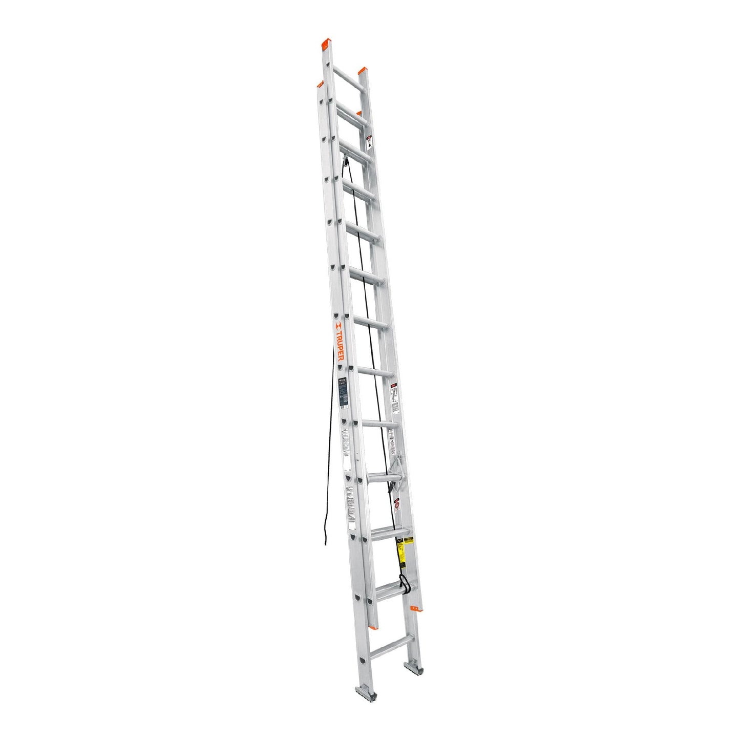 Escalera de extensión, tipo II, 20 peldaños, Truper