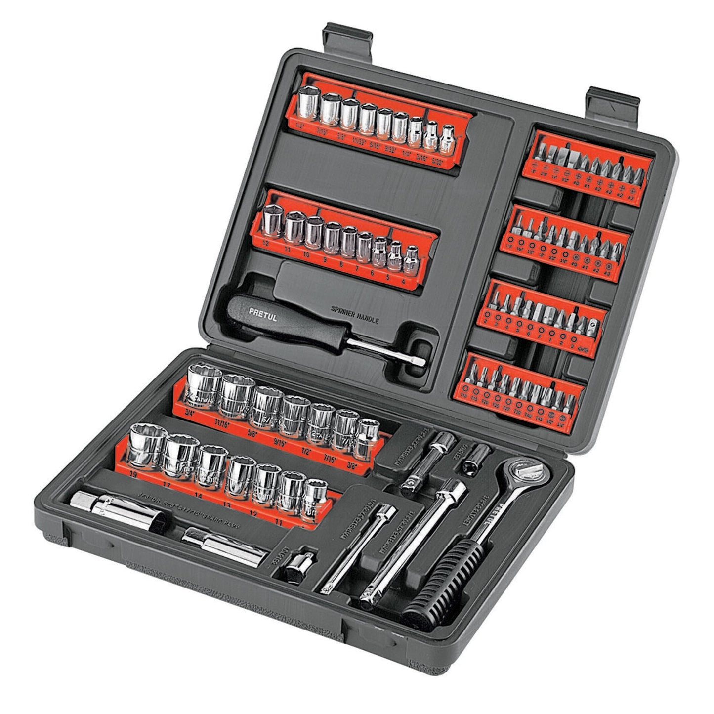 Juego de Herramientas Mixto Pretul | 81 piezas