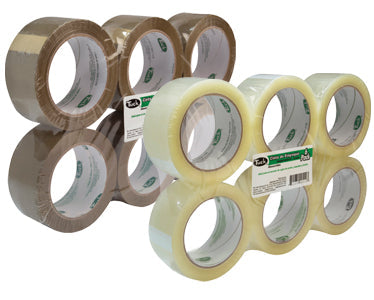 Cinta Para Empaque Tuk Hot Melt T 179 Transparente | Caja con 36 piezas