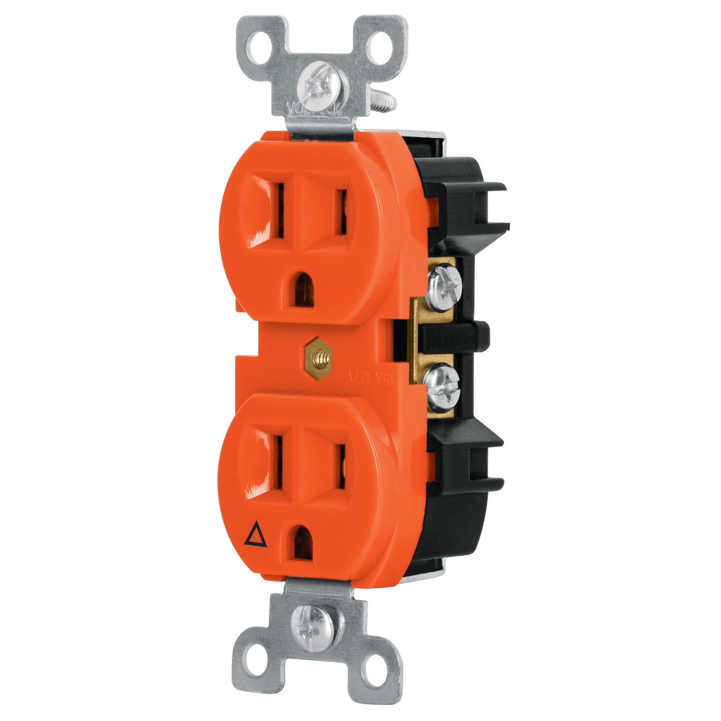 Contacto Duplex Tierra Aislada Volteck | Caja con 10 contactos