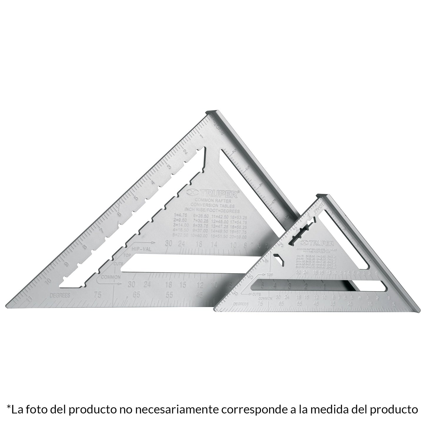 Escuadra de aluminio para tablaroca Truper de 12' | Caja con 2 piezas