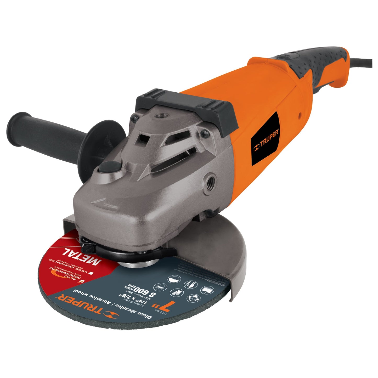 Esmeriladora angular 7" profesional | 2100 W (Código 14012)