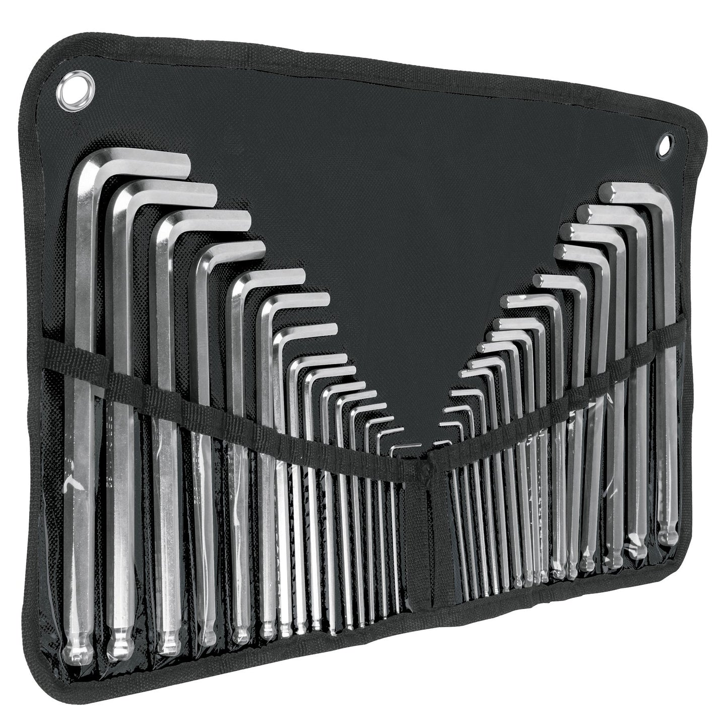 Juego de 30 Llaves Allen Standard y Milimétricas con estuche