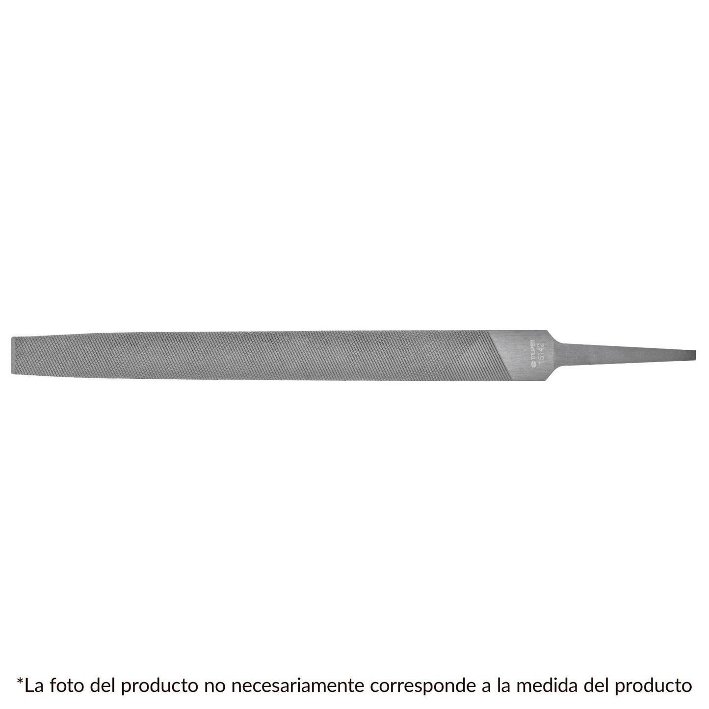 Lima plana, bastarda en 4", 6", 8", 10", 12" y 14" (Caja con 6 piezas)