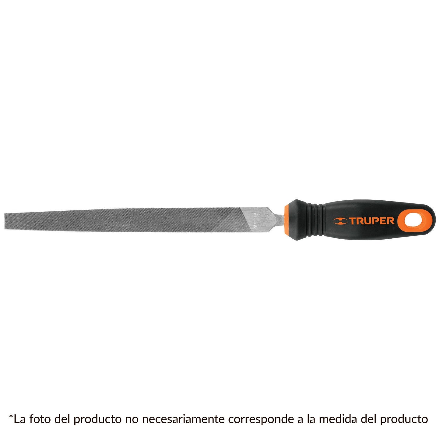 Lima plana, muza con mango en 6", 8" y 10" (Caja con 6 piezas)