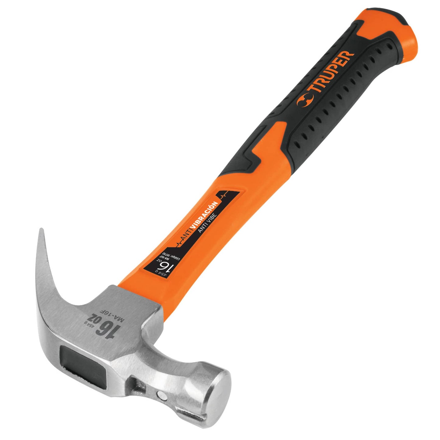 Martillo Pulido de uña curva de 16 oz | Caja con 4 piezas