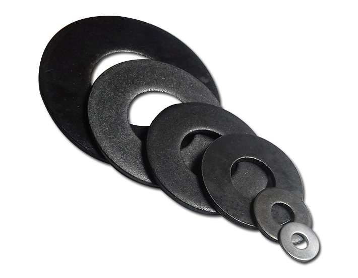 Rondana Plana Negra | Caja con 25 kg | Diferentes Medidas