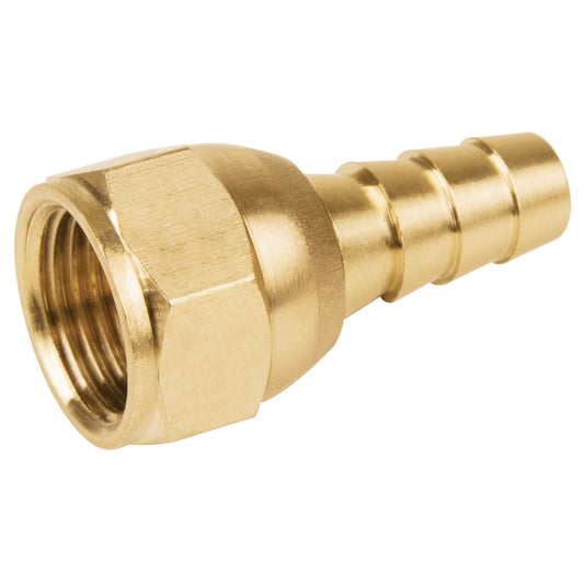 Cople espiga (tuerca loca) de latón, 3/8" | Bolsa con 10 piezas