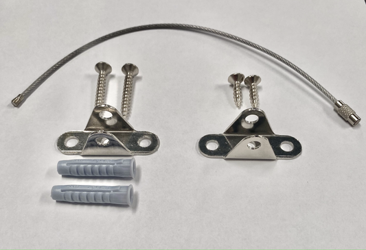 Kit Anti-tipping (Antivolcadura) para muebles | 220 libras - 100 kg