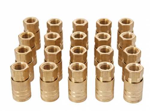 Acoplador rápido de latón | Goni 41009 | Caja con 20 pzas