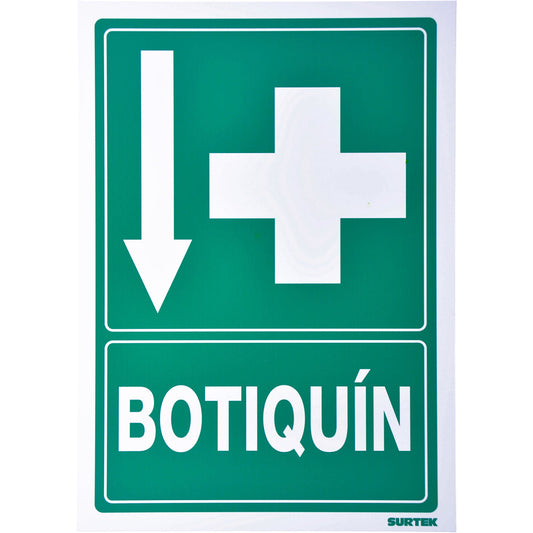 Señal Botiquín | Empaque con 3 piezas