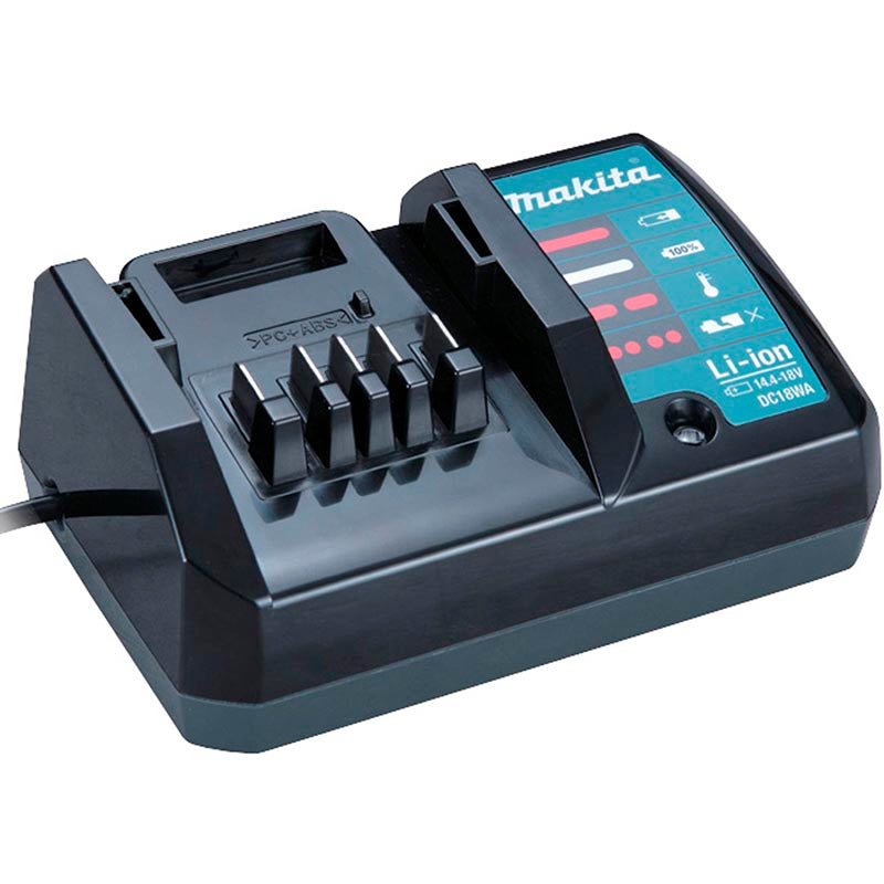 Cargador de Baterías Makita 18V LI-ION | DC18WA