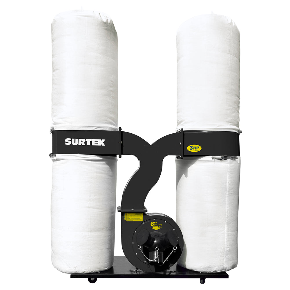 Colector polvo 3HP 4" 3 entradas Surtek