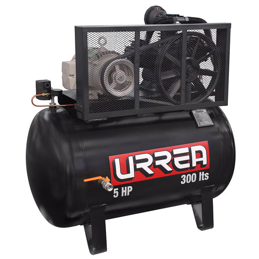 Compresor industrial de aire 300lt 5HP 220/440V 3 fases uso extra pesado Urrea