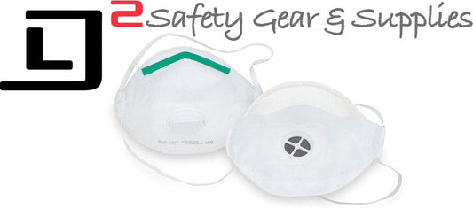 Mascarilla respiratoria con válvula (Paquete de 20 piezas)