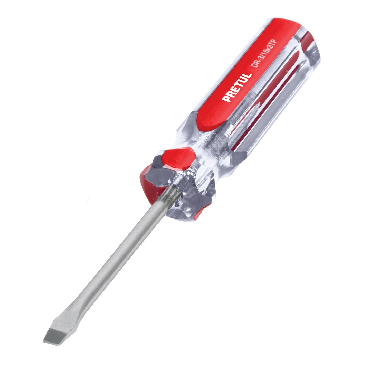 Desarmador Plano  3/16 X 3",| Mango PVC | Caja con 6 piezas