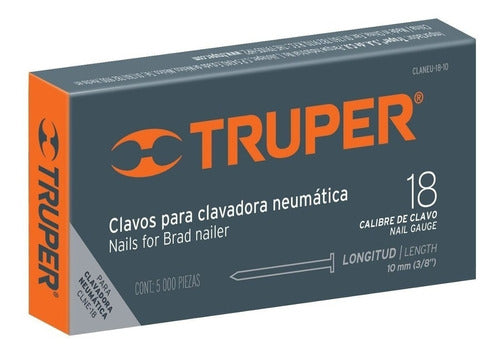 Clavillo Truper de 3/8"(10mm) Cal 18 | Caja con 100,000 piezas