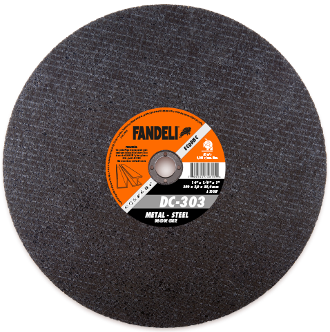 Disco de Corte Fandeli 14" | Paquete de 5 Discos