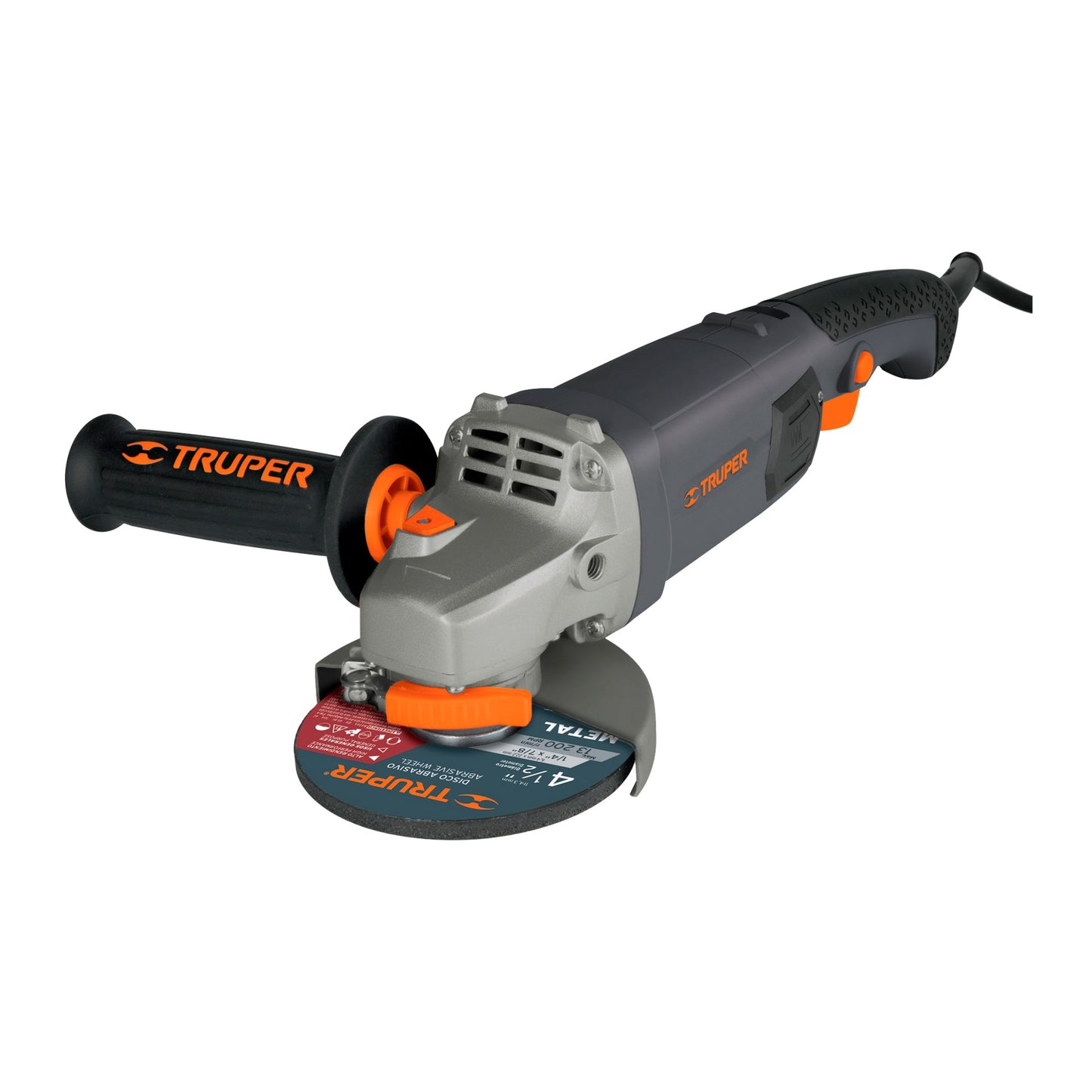 Esmeriladora Angular Industrial Truper de 4 1/2" | 1,200 W