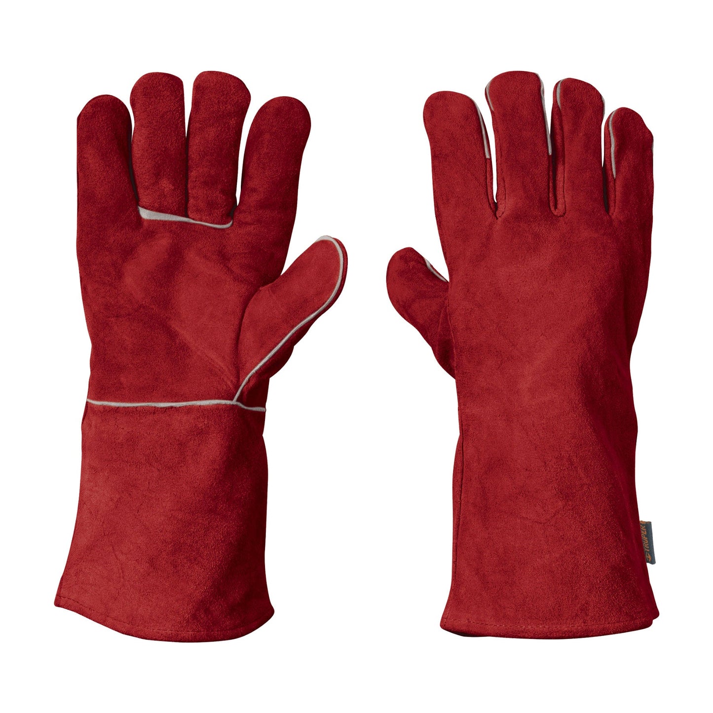 Guantes rojos para soldador (Caja con 6 pares)