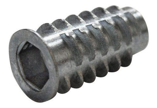 Inserto para Madera Tipo "D" con tope Galvanizado