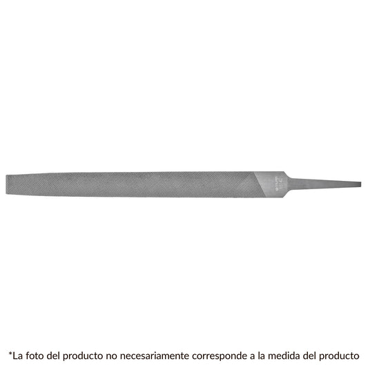 Lima plana, bastarda en 4", 6", 8", 10", 12" y 14" (Caja con 6 piezas)