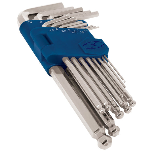 Juego de 13 Llaves Allen | Punta Bola | Largas | Milimétricas