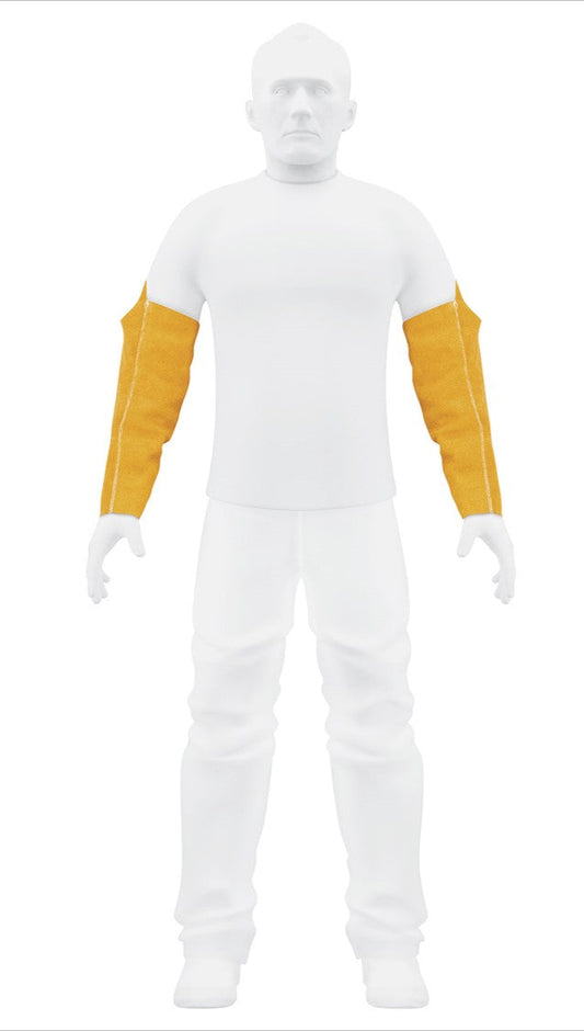 Mangas de carnaza, protección para soldar (Caja con 5 pares)