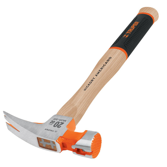 Martillo Pulido Uña Recta 20 oz Truper | Caja con 4 piezas