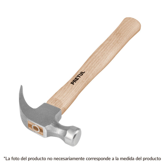 Martillo uña curva 7 oz ó 16 oz Pretul | Caja con 6 piezas