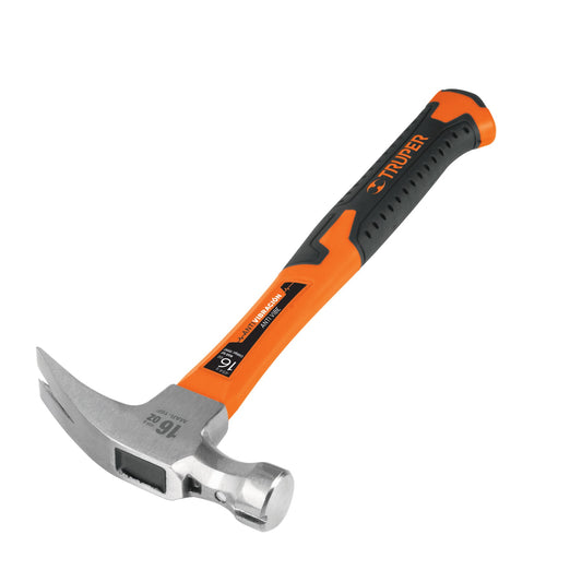 Martillo Uña Recta, Mango Fibra de Vidrio | 16 ó 20 oz | Caja con 6 piezas