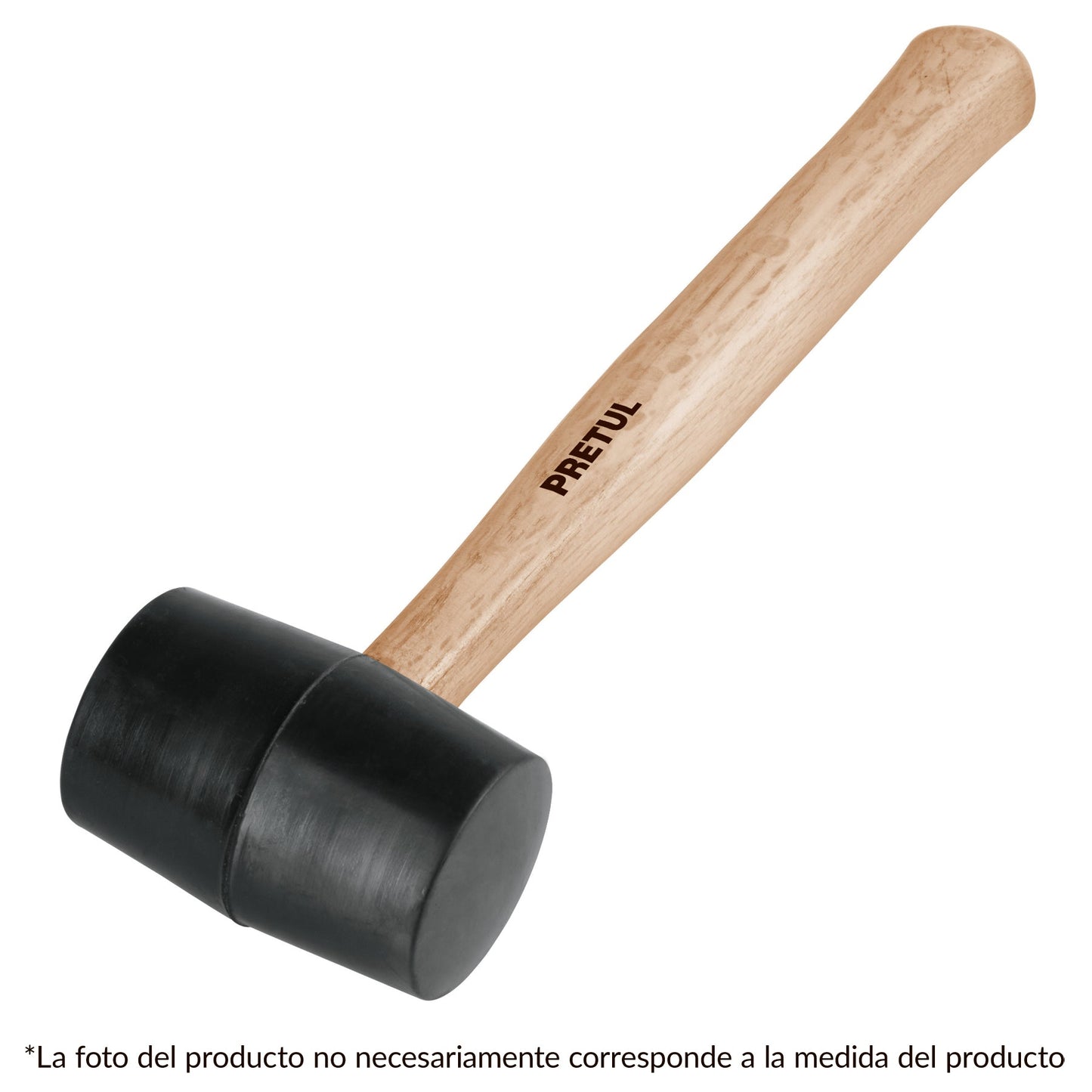 Mazo de hule 8, 16 ó 24 oz PRETUL (Caja con 4 piezas)