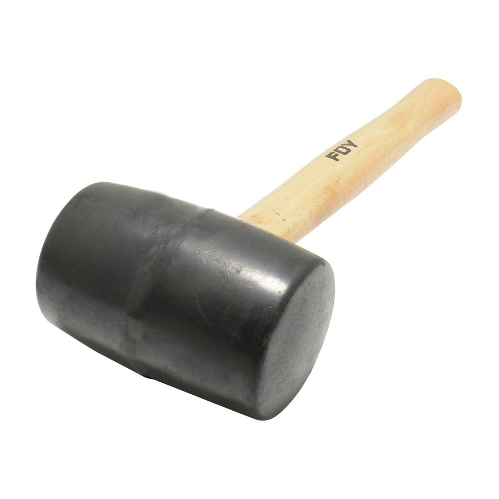 Mazo de hule tipo barril | 16 ó 24 oz | Caja con 6 piezas