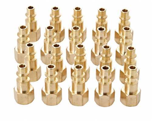 Niple rápido hembra de latón | Goni 41010 | Caja con 20 pzas