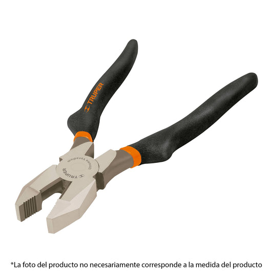 Pinza profesional para electricista Truper | Caja con 3 piezas