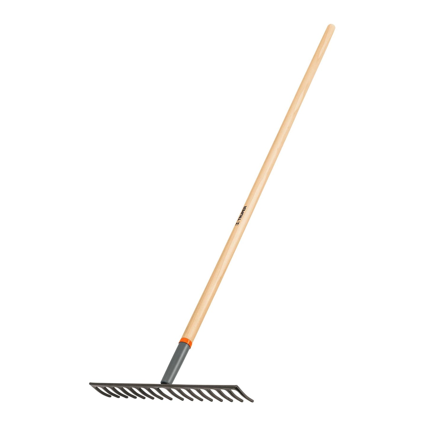 Rastrillo Recto de 16 Dientes Truper | Mango de 60" | Caja con 3 piezas