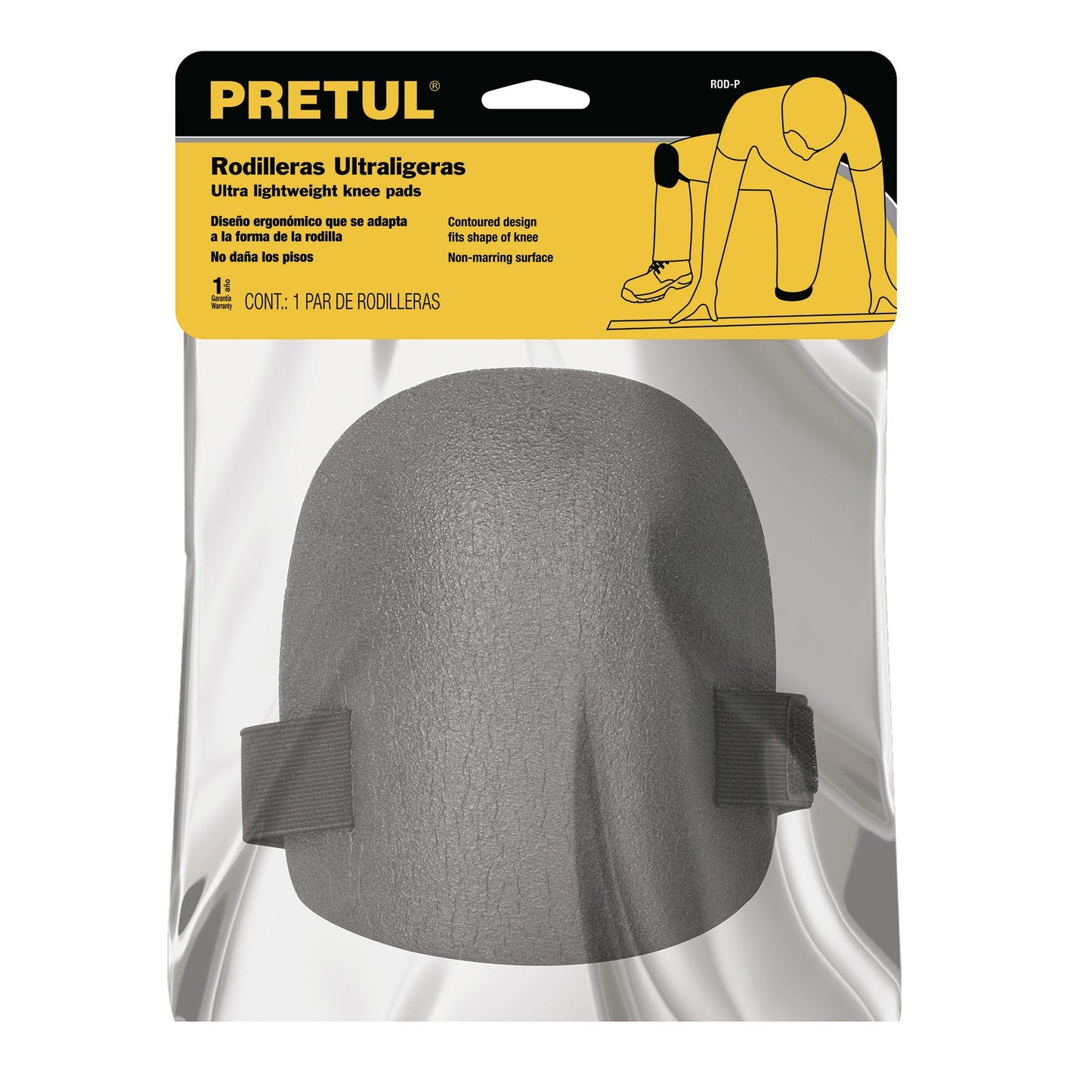 Rodilleras de espuma Pretul | Caja con 3 piezas