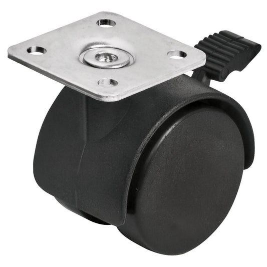 Rodajas tipo yoyo con freno de 2" (50mm) | Caja con 6 piezas