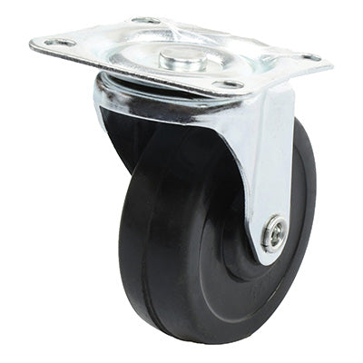 Rodaja Plana con Placa de 2" Giratoria o Fija | Paquete con 40 piezas