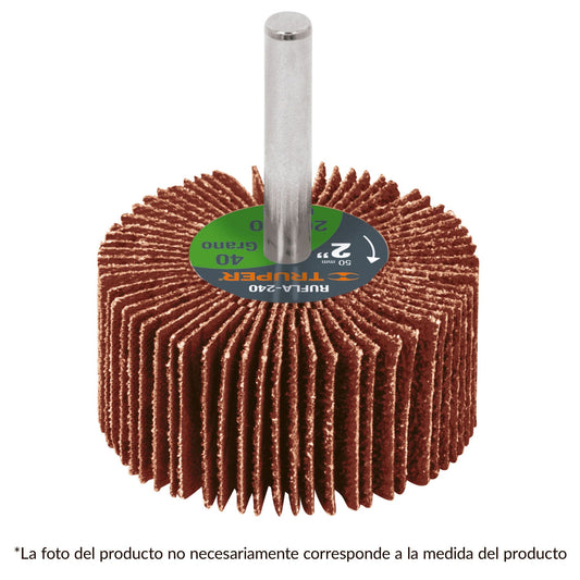 Rueda Flap de 1", 2" y 3" (Caja de 6 y 3 piezas)