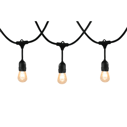 Serie de 24 Luces Incandescentes para exterior VOLTECK | 14.6m