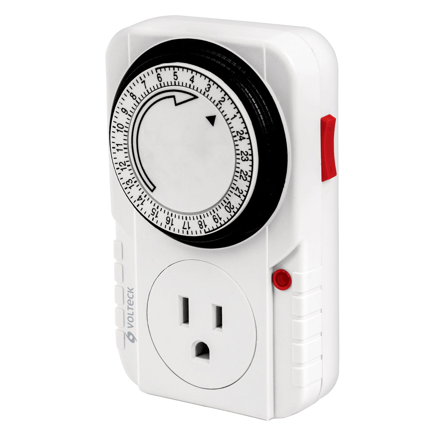 Temporizador analógico, 1 evento Voltek | Caja con 2 piezas