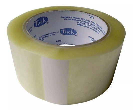 Cinta Acrílica 278 Tuk Transparente | Caja con 36 piezas