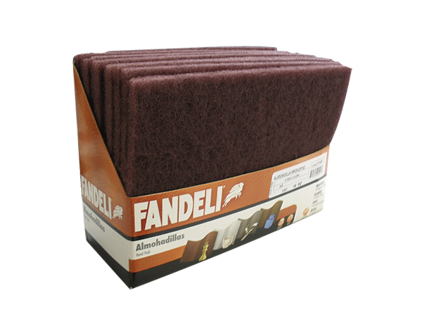 Fibra Marrón para Madera Fandeli | Caja con 50 piezas