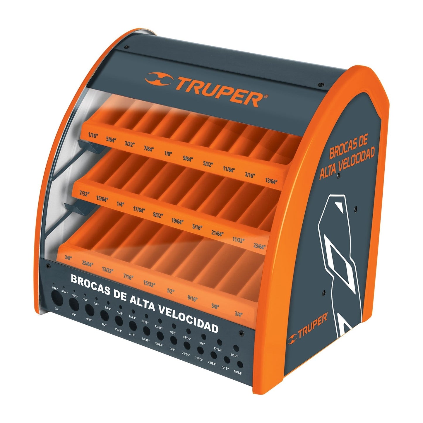 Despachador de brocas, alta velocidad