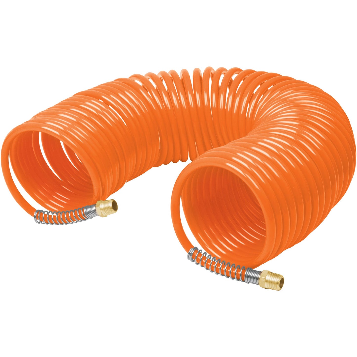 Manguera tipo resorte para compresor 1/4" X 50ft (15.24 m) - Código 19075