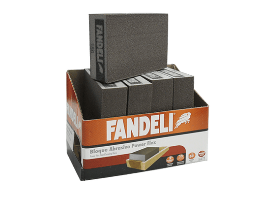 Esponja Abrasiva Power Flex Bloque Recto | Caja con 30 piezas