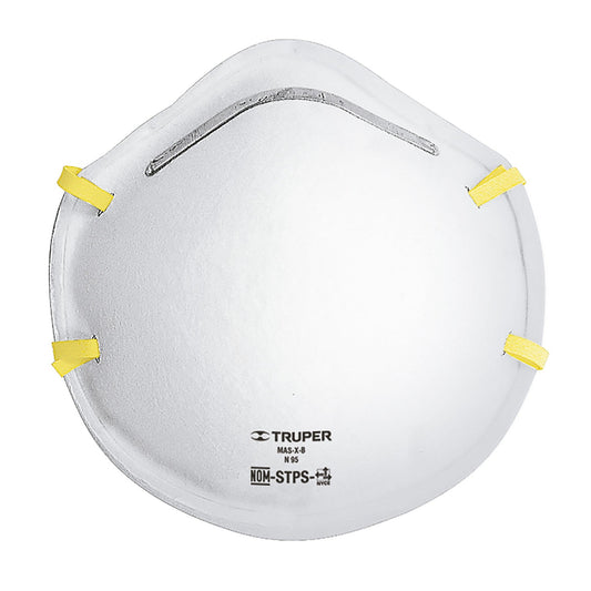 Respirador N95, para polvos y partículas | Caja con 12 piezas